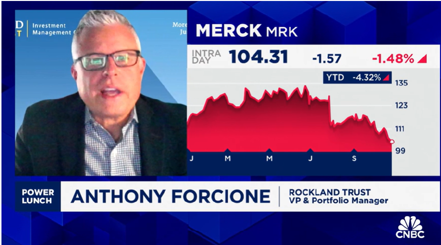 Anthony Forcione, Rockland Trust vice president, joins ‘Power Lunch’ to discuss stock plays for three stocks.